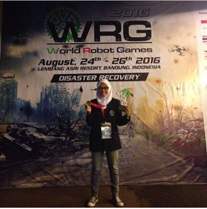 Mahasiswa Baru Teknik Elektro  Universitas Negeri Malang Raih Juara Di World Robot Game (WRG) 2016