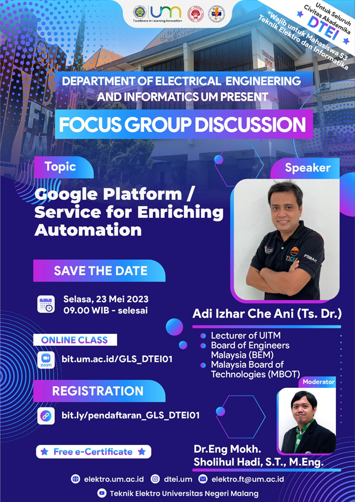 Focus Group Discussion (FGD) “Google Platform / Service for Enriching Automation”