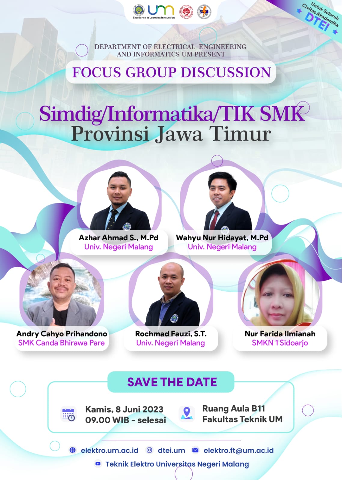 Focus Group Discussion (FGD) “Simdig/Informatika/TIK SMK Provinsi Jawa Timur”