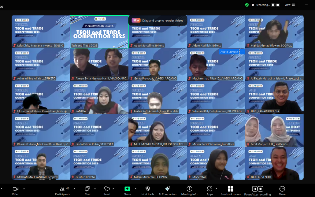 Masa Depan Teknologi dan Perdagangan Dimulai di Sini: Tech and Trade Competition 2025